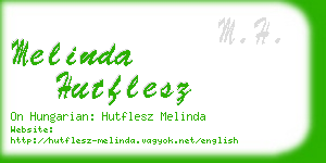 melinda hutflesz business card